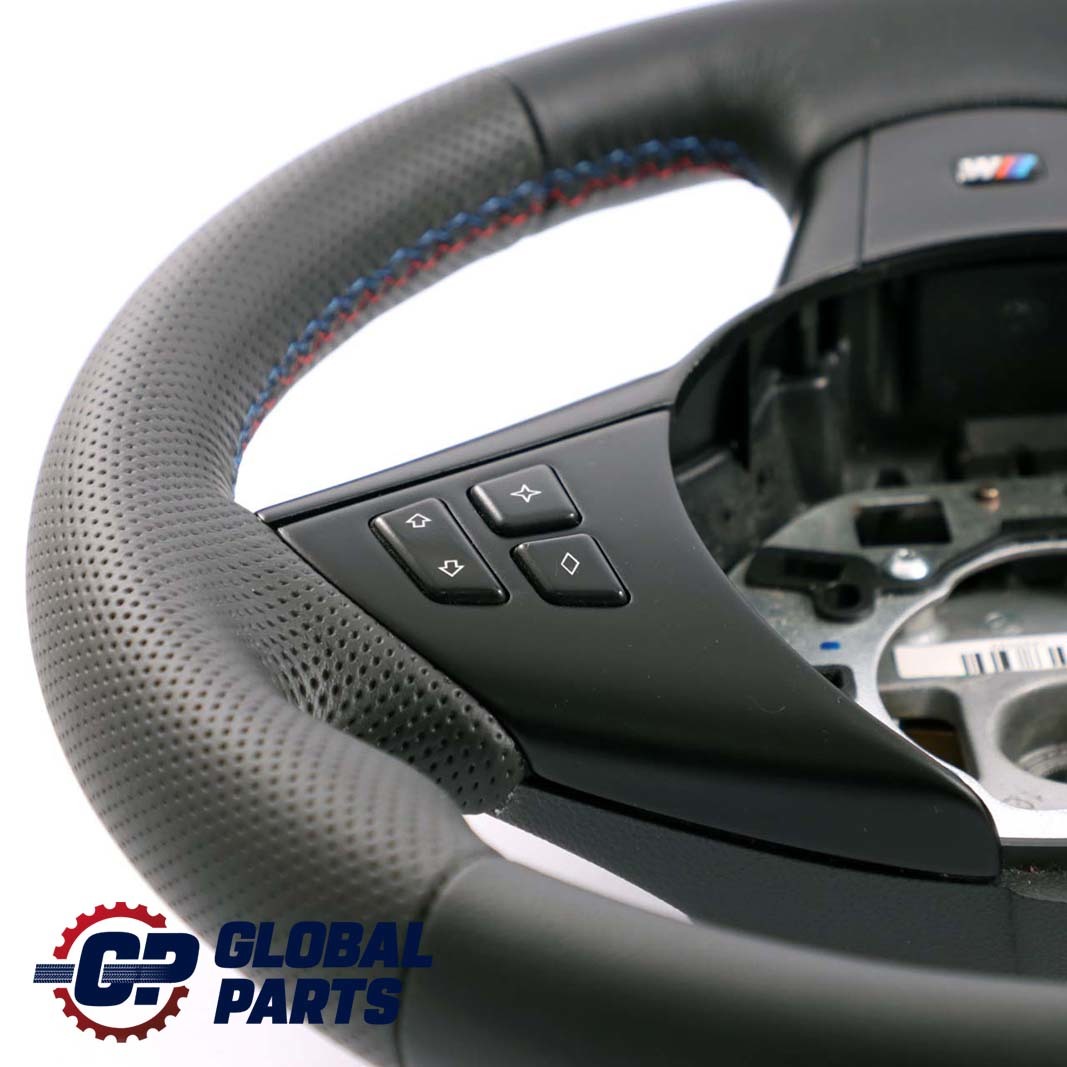 BMW 5 6 Series E60 E61 E63 E64 NEW Leather M-Sport Steering Wheel ///M-threads