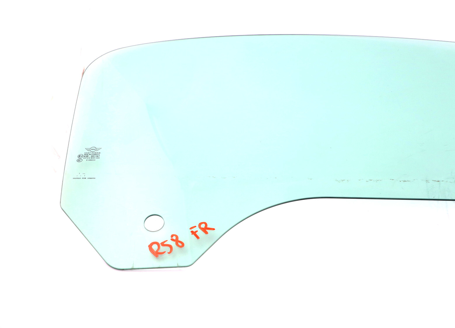 Mini Cooper R58 Coupe Front Right O/S Window Door Glass AS2 2758958