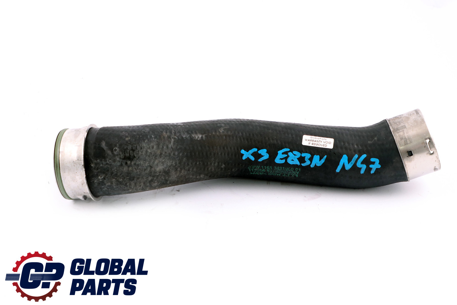 BMW X3 E83 LCI Turbo to Intercooler Pipe Charge Air Line 3421960