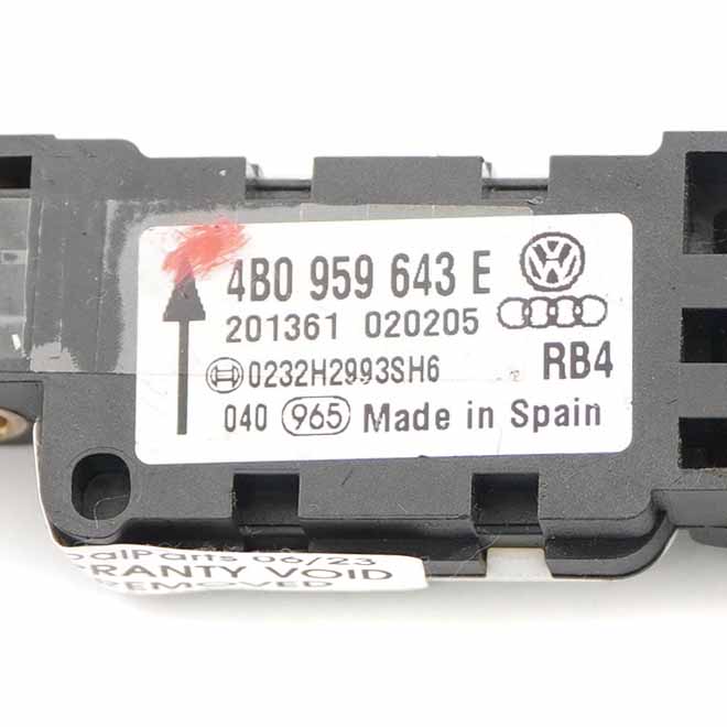 Audi A3 8P Czujnik Sensor Uderzenia 4B0959643E