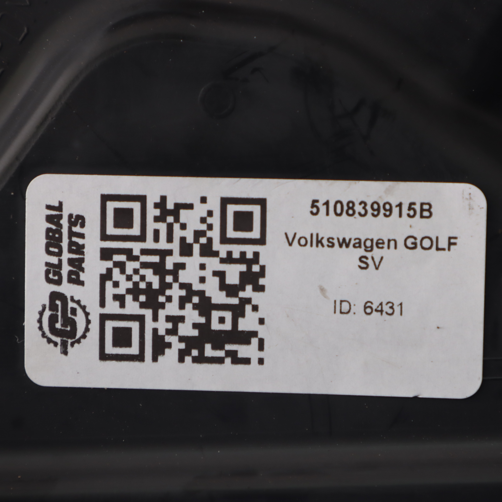 Volkswagen Golf Sportsvan Pokrywa Osłona Drzwi Lewy Tyl 510839915B