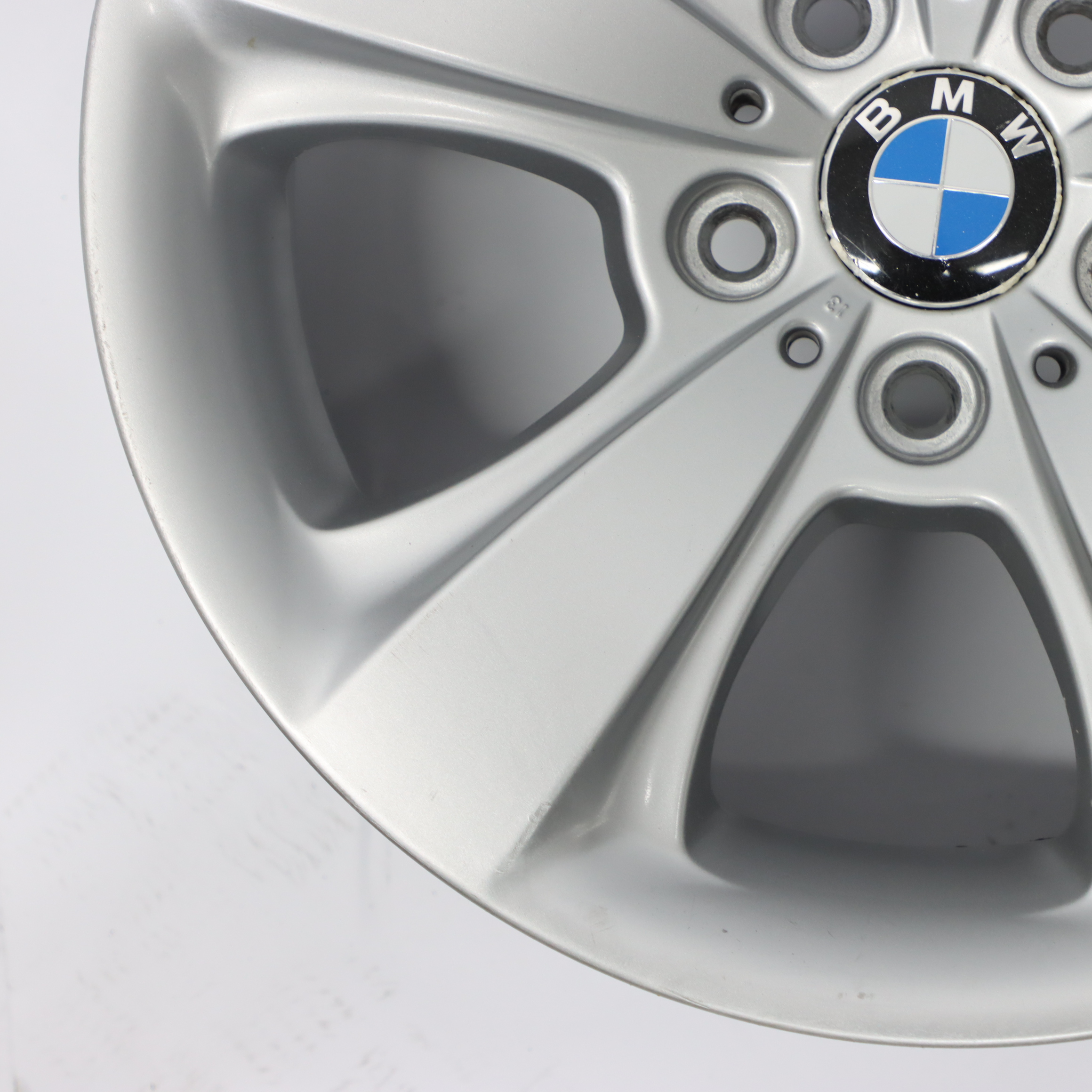 Wheel Rim BMW E63 E64 Silver Alloy 17" Star Spoke 117 7,5J ET:14 6758776