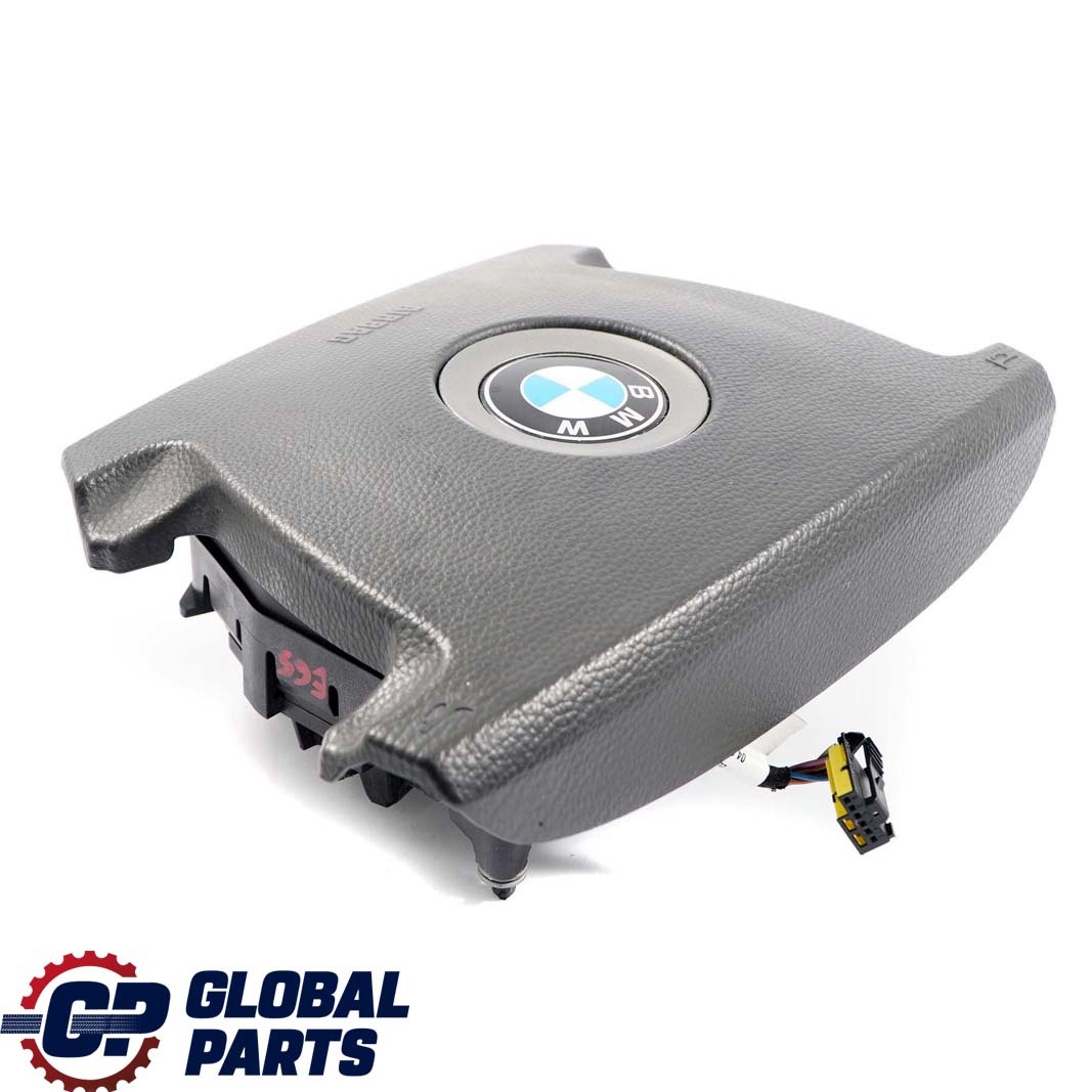 BMW 7 E65 E66 Driver's Side Steering Wheel Air Module Bag Black Grey 6761777