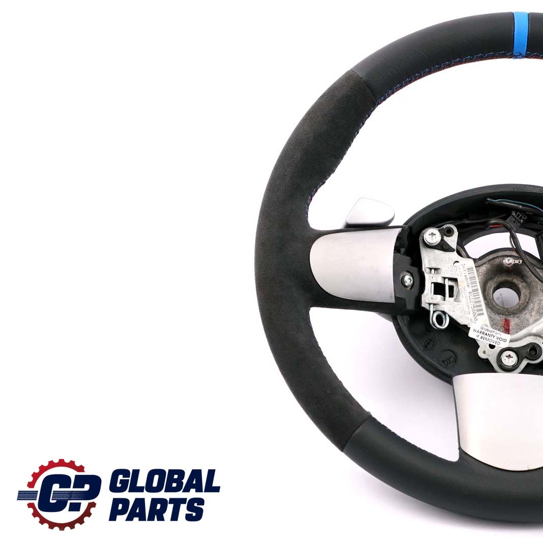 Mini Cooper R50 R52 NEW Black Leather Steering Wheel M-tricoloured Steptronic