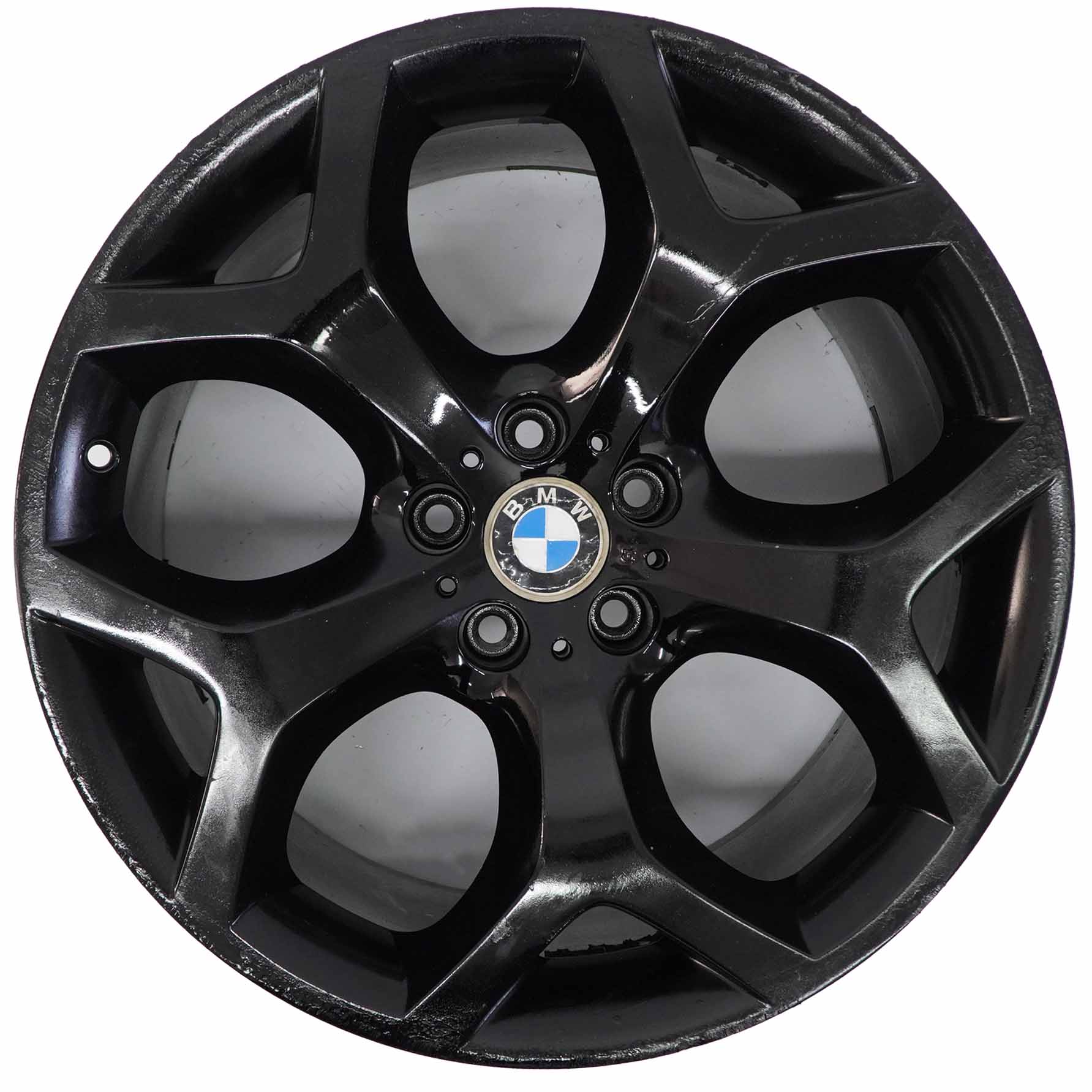 BMW X5 E70 Black Rear Wheel Alloy Rim 20" Y-spoke 214 ET:37 11J 6772250