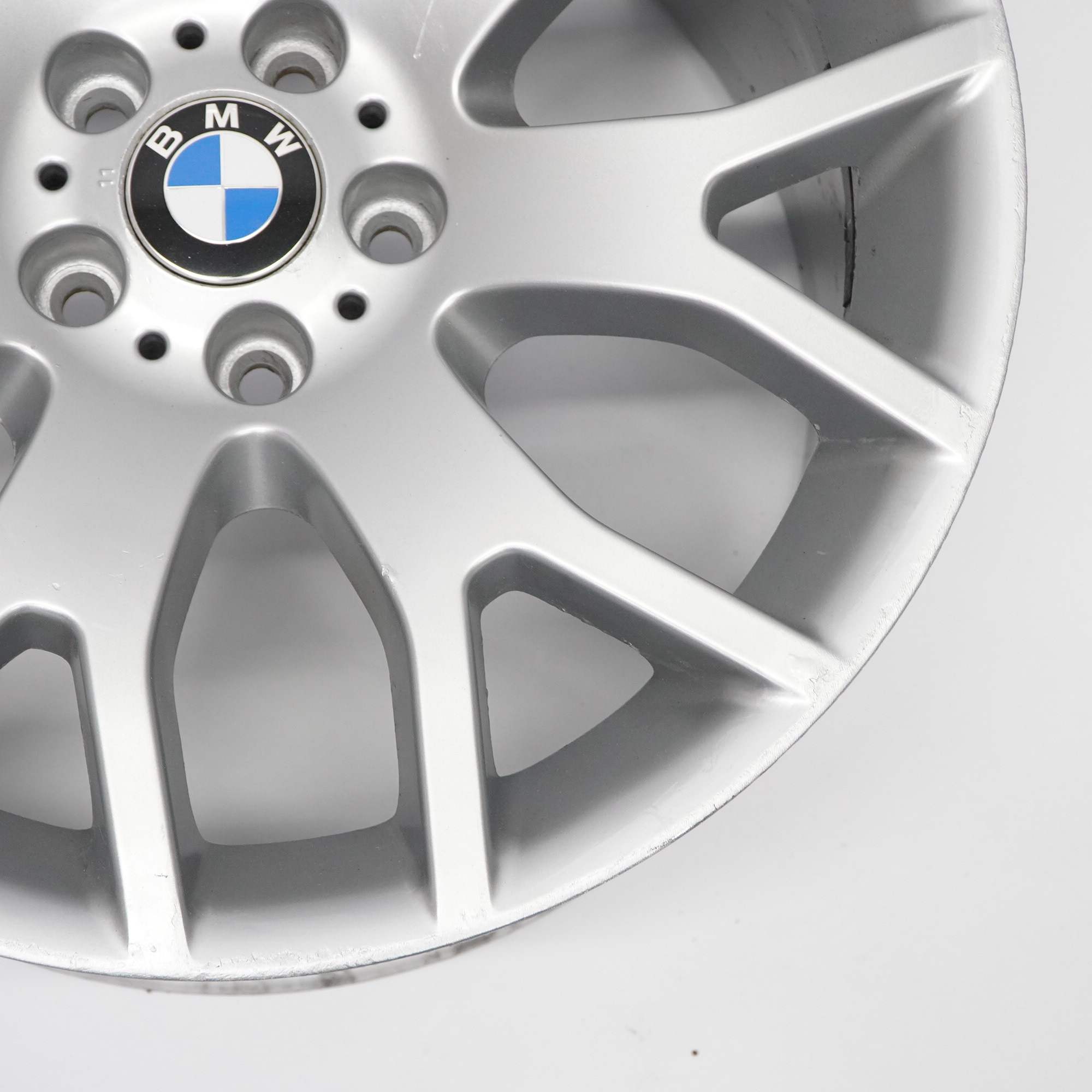 BMW X5 E70 Silver Front Wheel Alloy Rim 20" Cross Spoke 177 10J ET:40 6774398