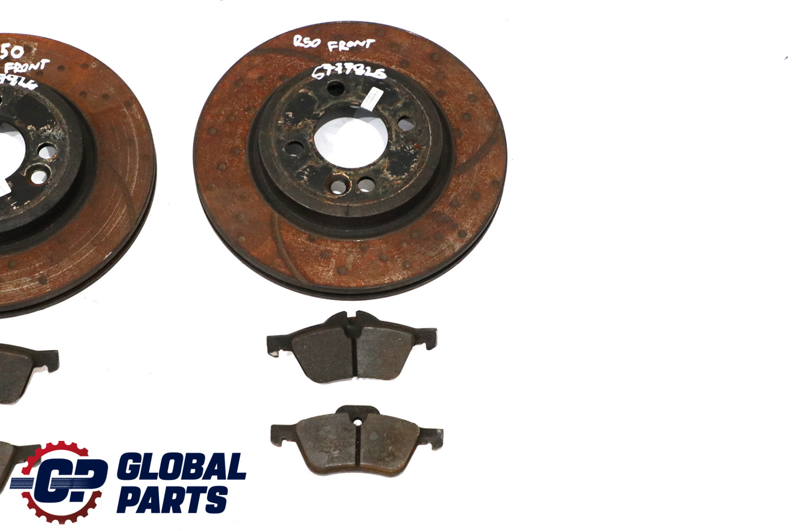 Mini R50 R53 R56 R57 Front Wheel Perforated Brake Disc Pad Set 294X22