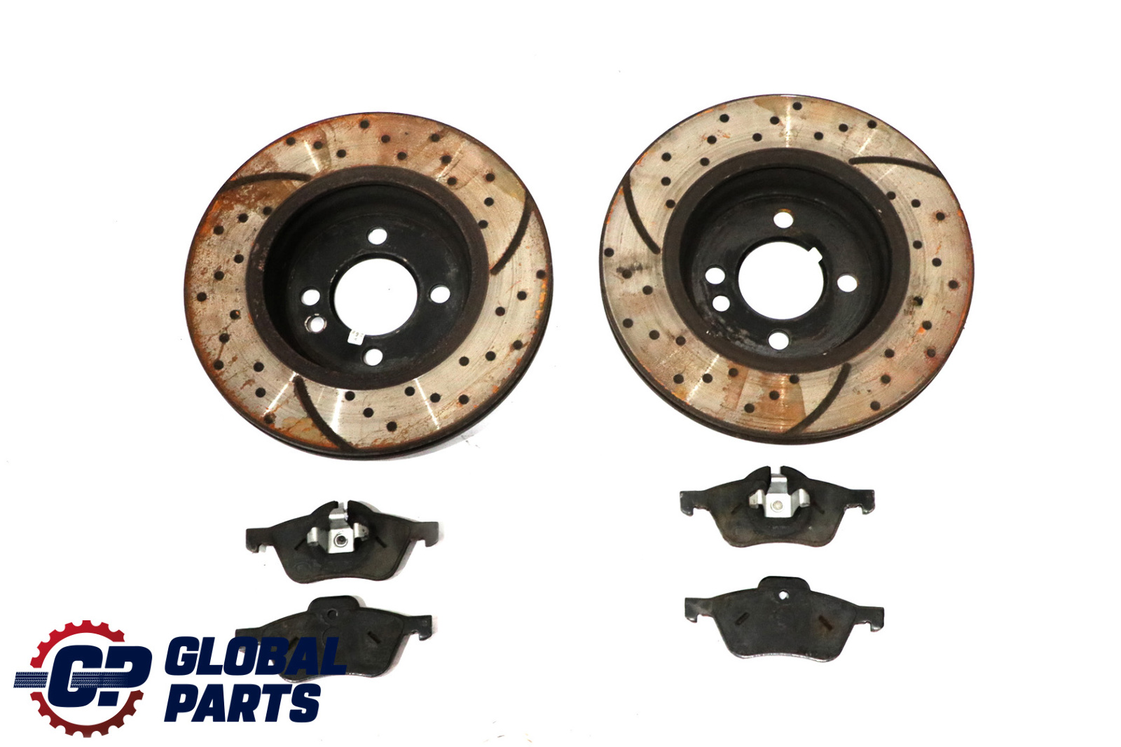 Mini R50 R53 R56 R57 Front Wheel Perforated Brake Disc Pad Set 294X22