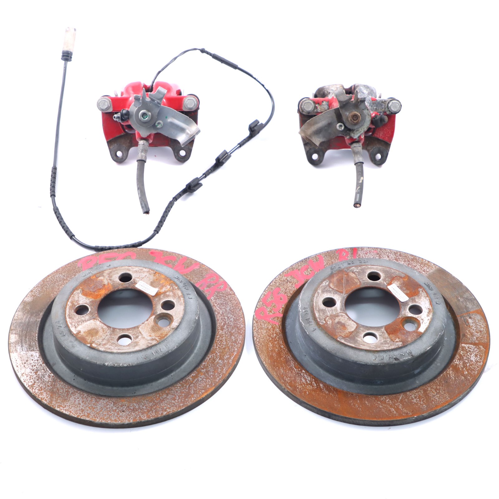 Mini R55 R56 R57 JCW John Cooper Works Rear Wheel TRW Brakes Caliper Set 280X10