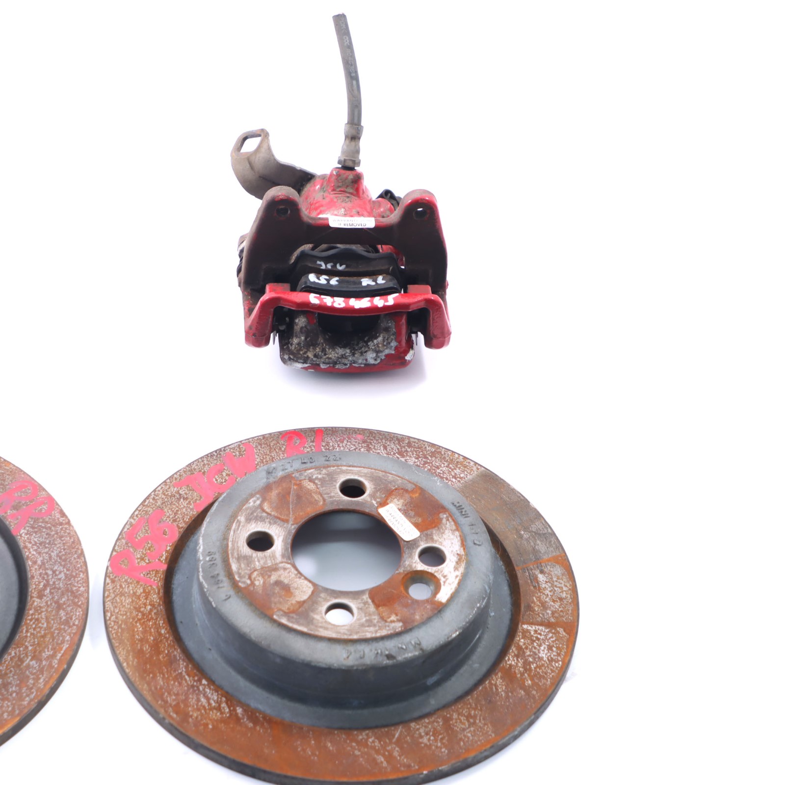 Mini R55 R56 R57 JCW John Cooper Works Rear Wheel TRW Brakes Caliper Set 280X10