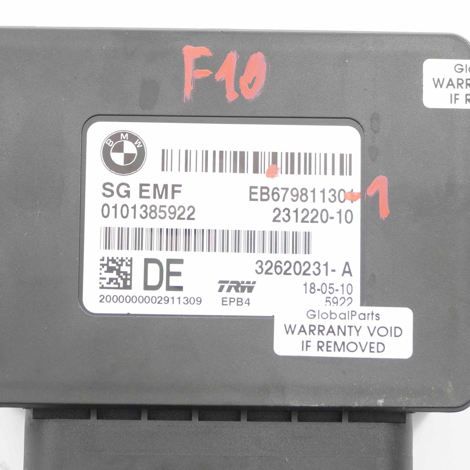 BMW F10 F11 LCI Moduł Hamulca Ręcznego 6798113