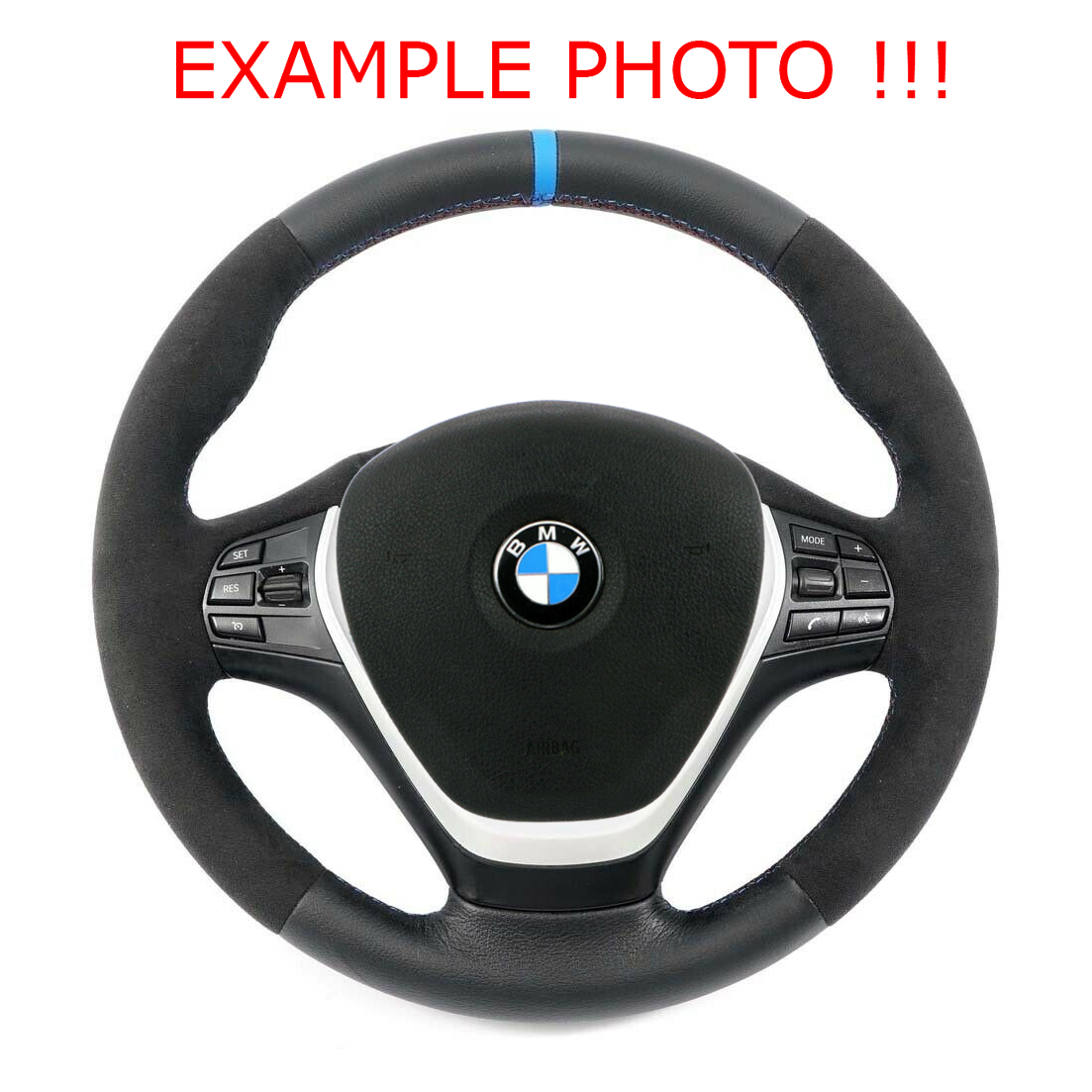 BMW F20 F21 F22 F30 F31 F32 F33 NEW Leather / Alcantara Sport Steering Wheel