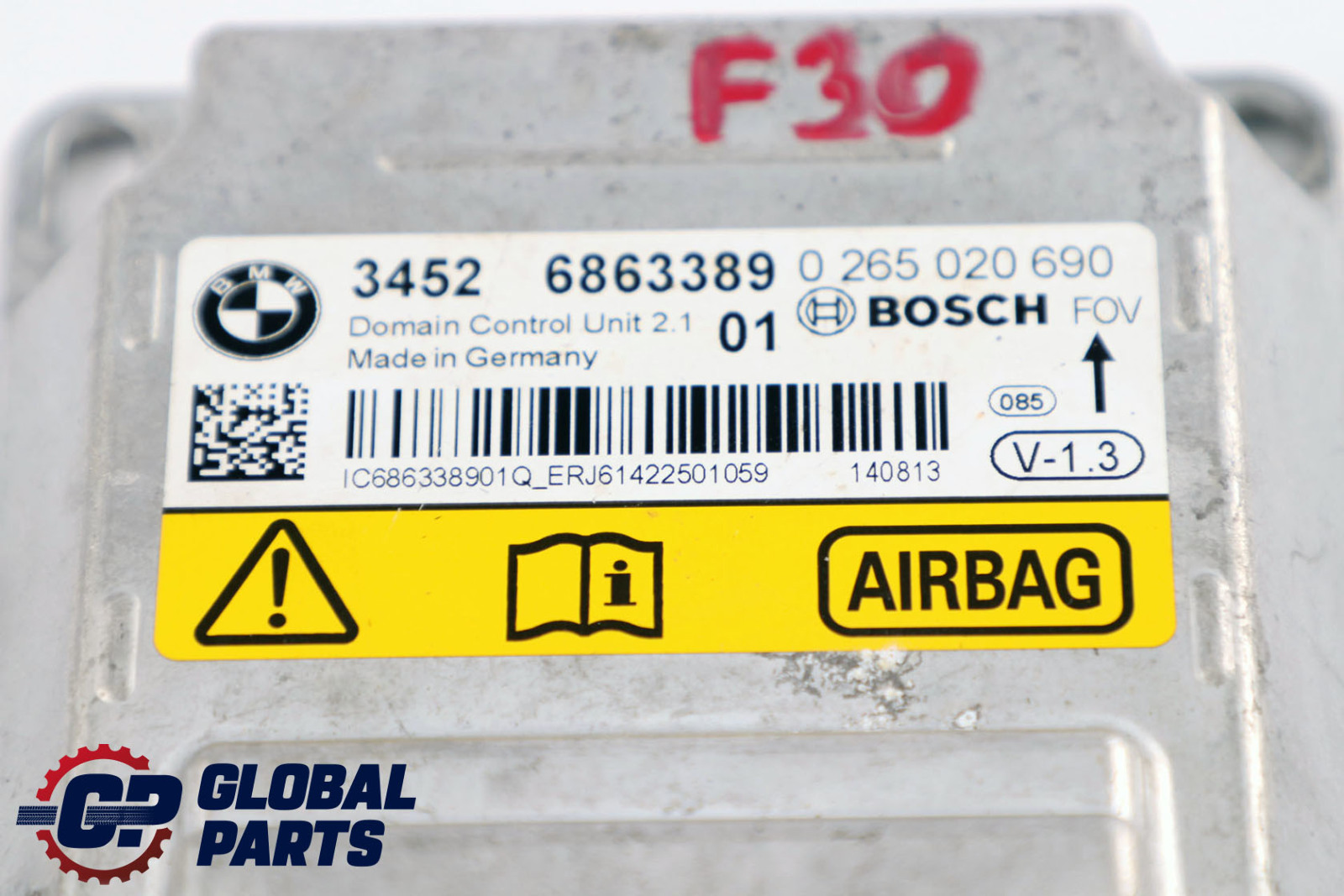 BMW F20 F21 F30 F31 Moduł Sterownik Airbag 6863389