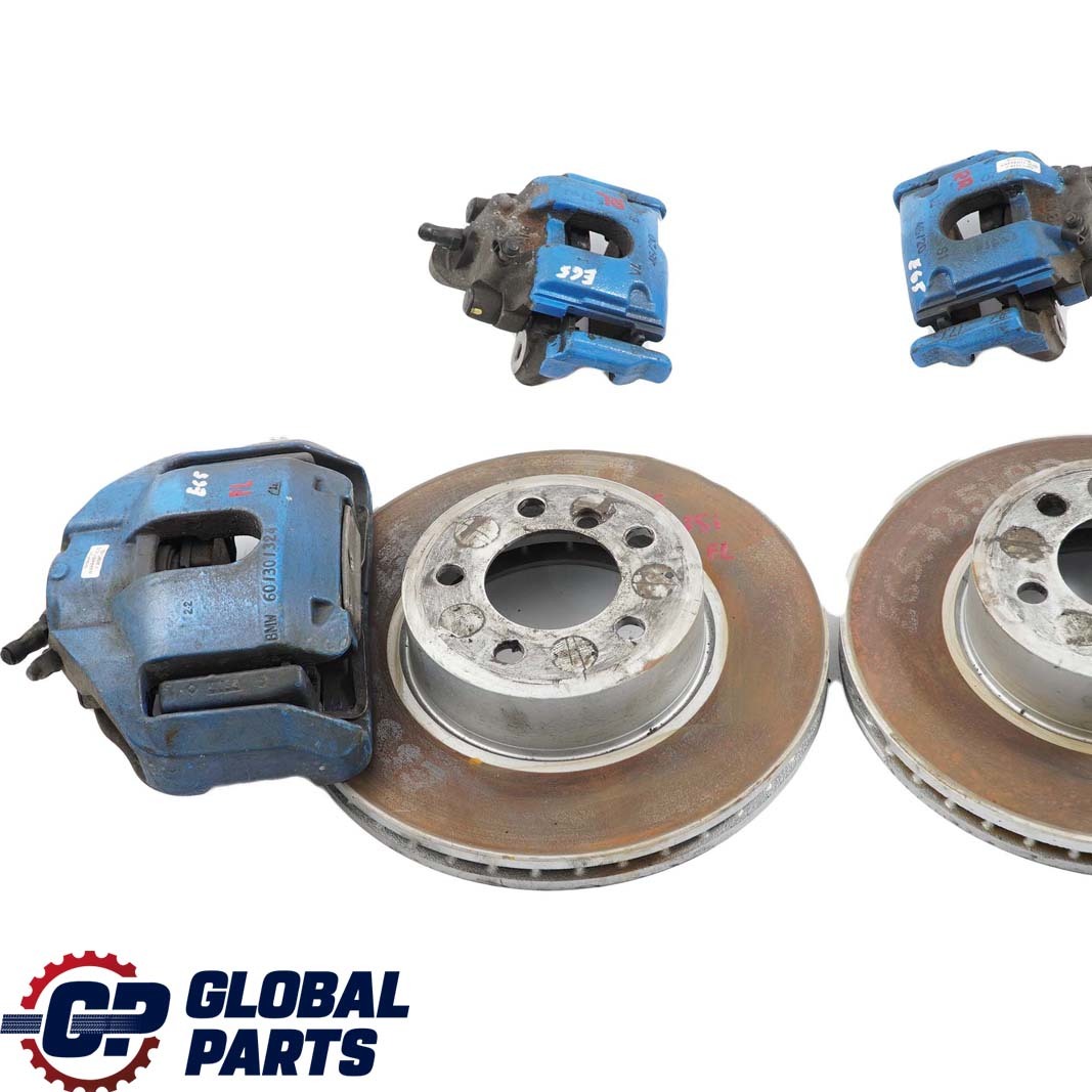 BMW 7 E65 E66 Front Left Right N/O/S Wheel Brake Disc Front Rear Caliper Set