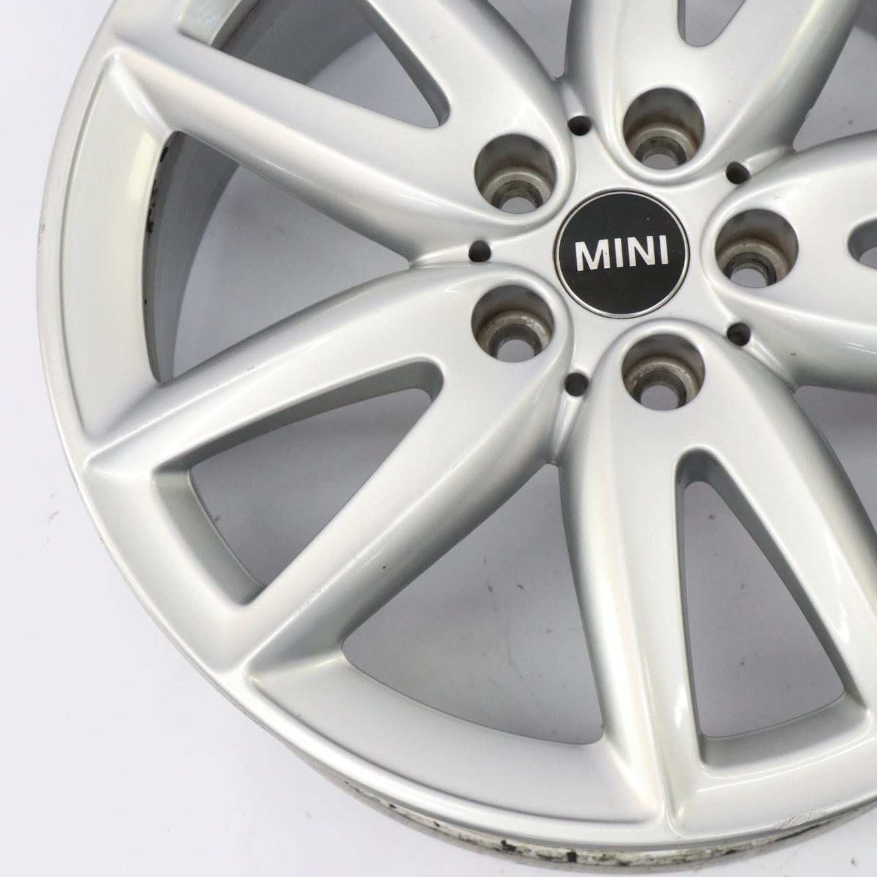 Mini F60 Bright Silver Wheel Alloy Rim 18" JCW Grip Spoke 815 ET:51 7,5J 6888852