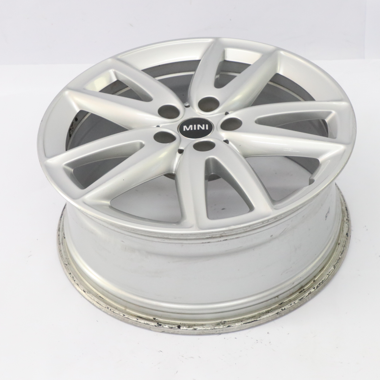 Mini F60 Bright Silver Wheel Alloy Rim 18" JCW Grip Spoke 815 ET:51 7,5J 6888852