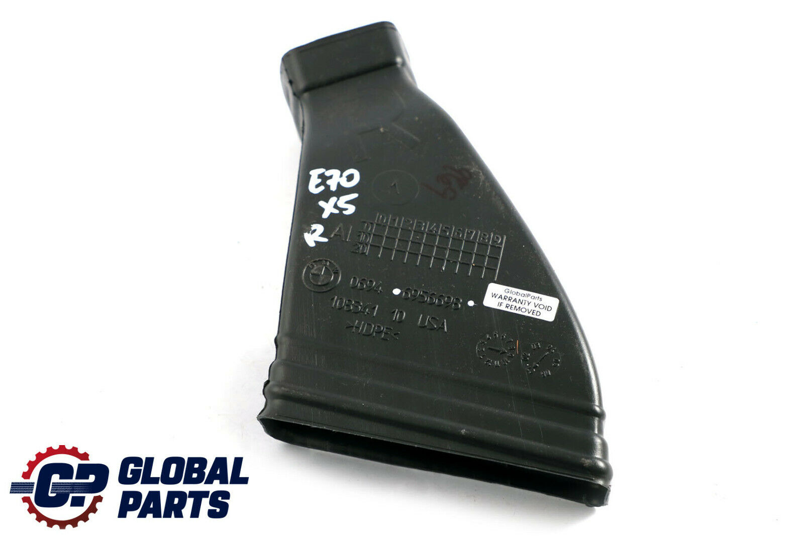 BMW X5 Series E70 Adapter Air Duct Rear Cabin Right O/S 6956698