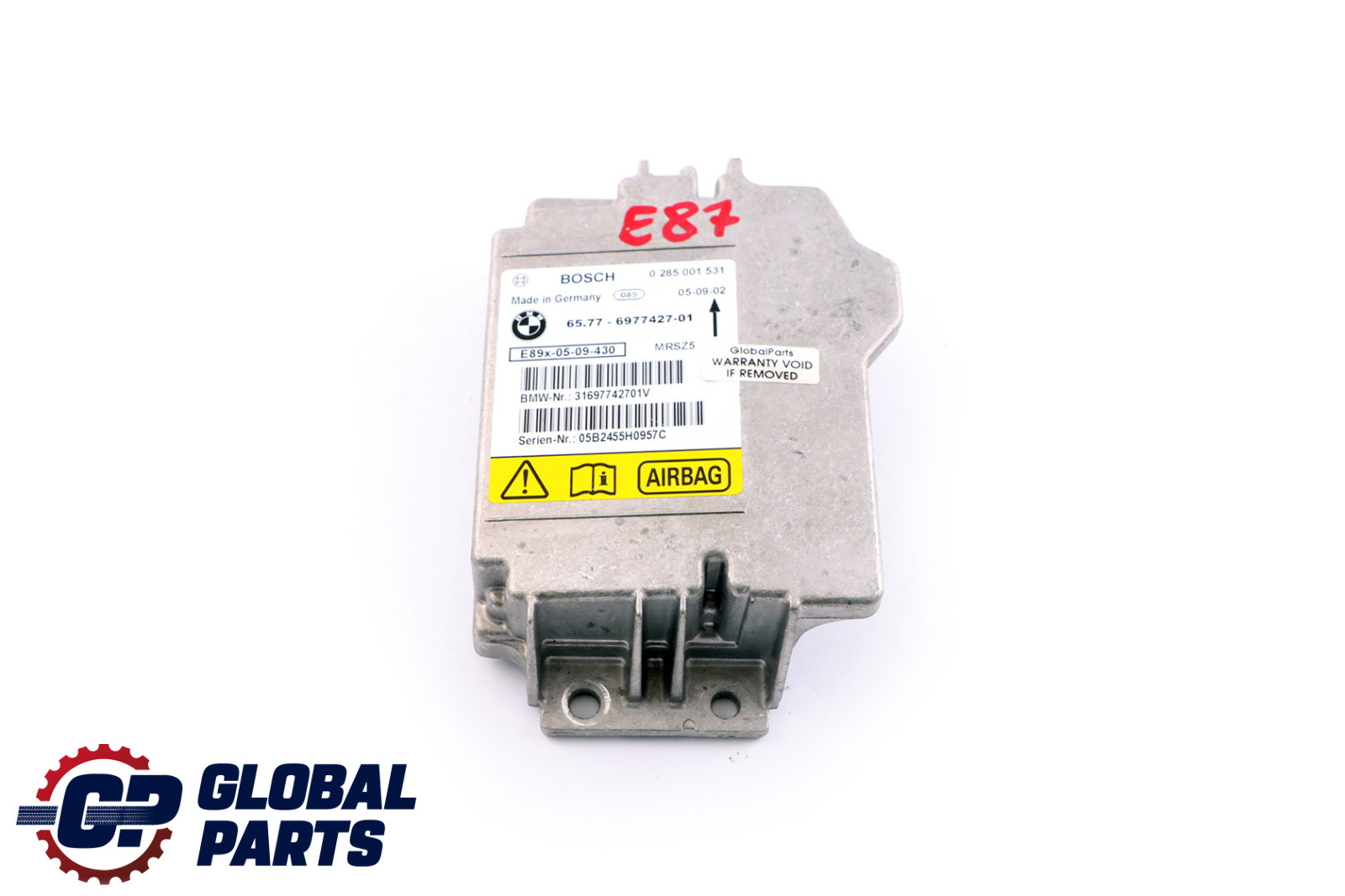 BMW E81 E87 E90 E91 Moduł Sensor Airbag 6977427