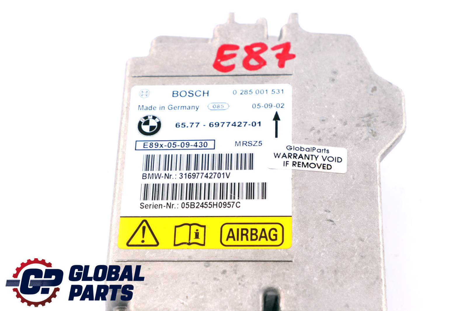 BMW E81 E87 E90 E91 Moduł Sensor Airbag 6977427