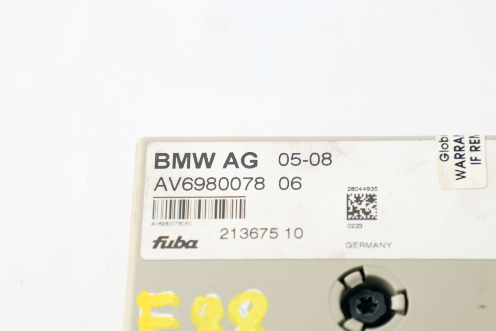 BMW E88 Cabrio Moduł Wzmacniacz Anteny 6980078