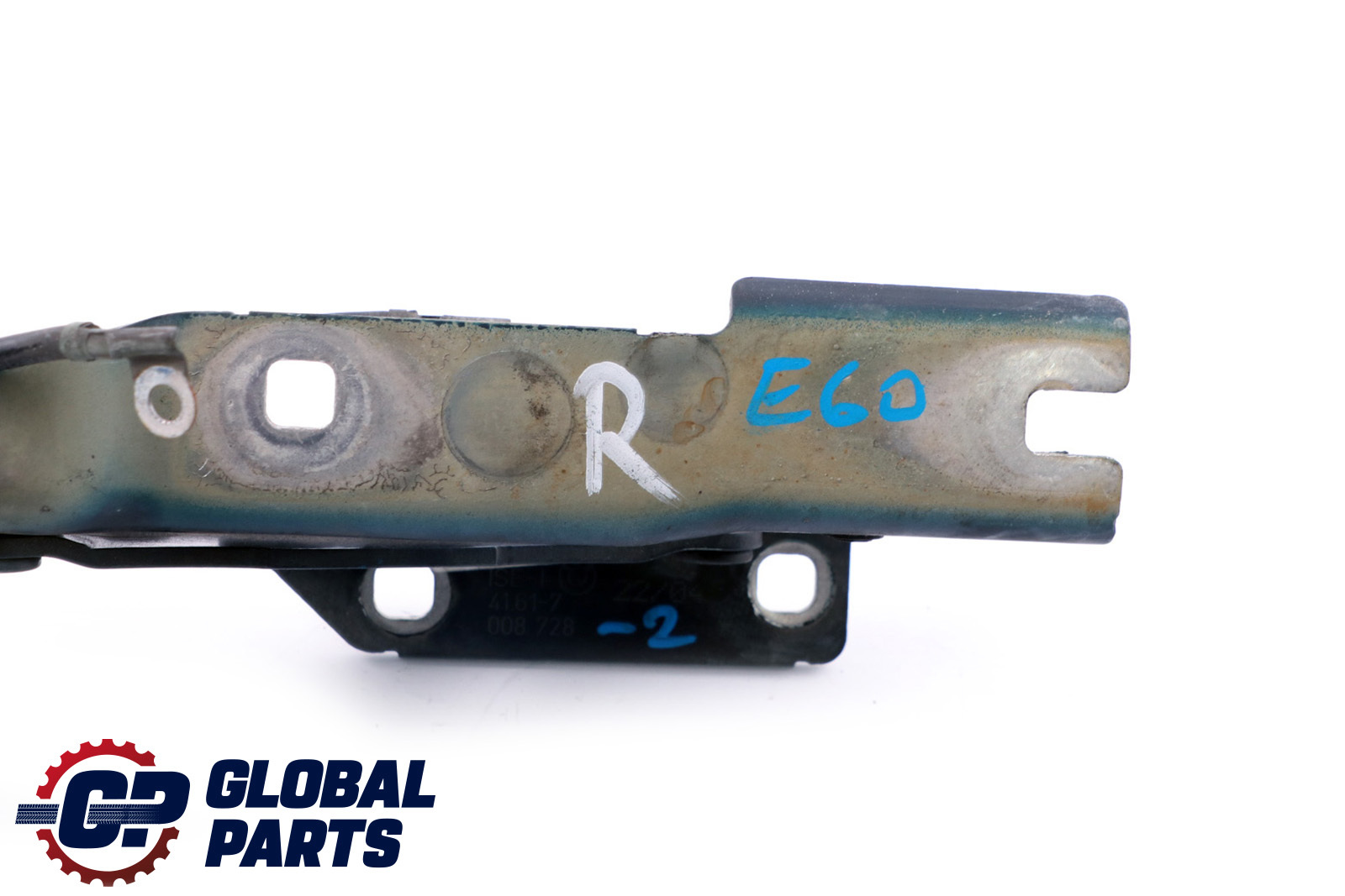 BMW 5 Series E60 E61 Right O/S Engine Hood Hinge Blue 7008728