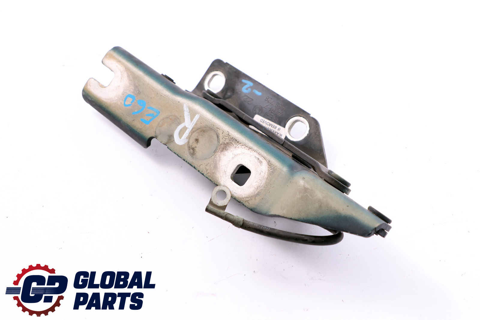 BMW 5 Series E60 E61 Right O/S Engine Hood Hinge Blue 7008728