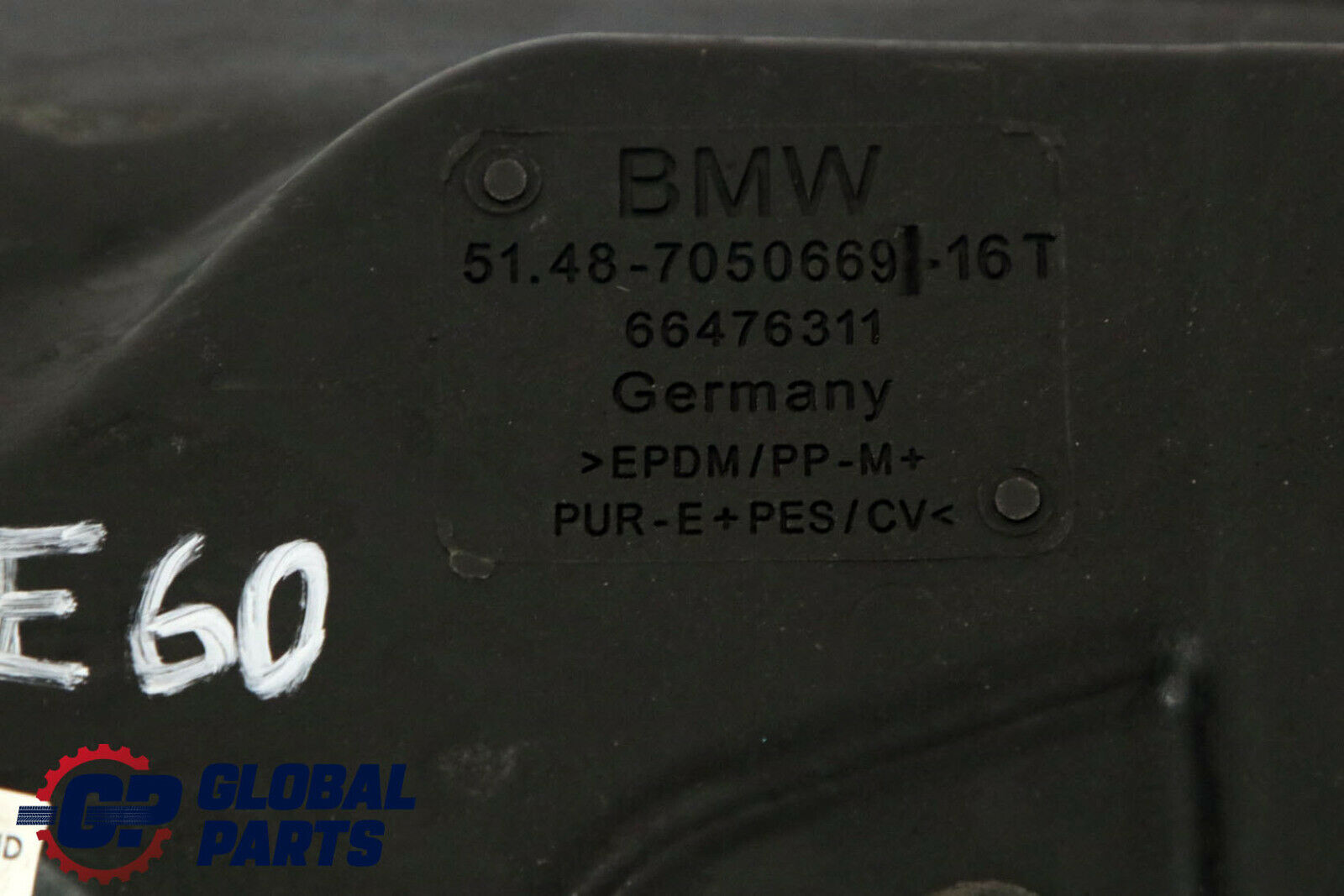 BMW E60 E61 E63 E64 Tunel Izolacja Dźwiękowa Przód