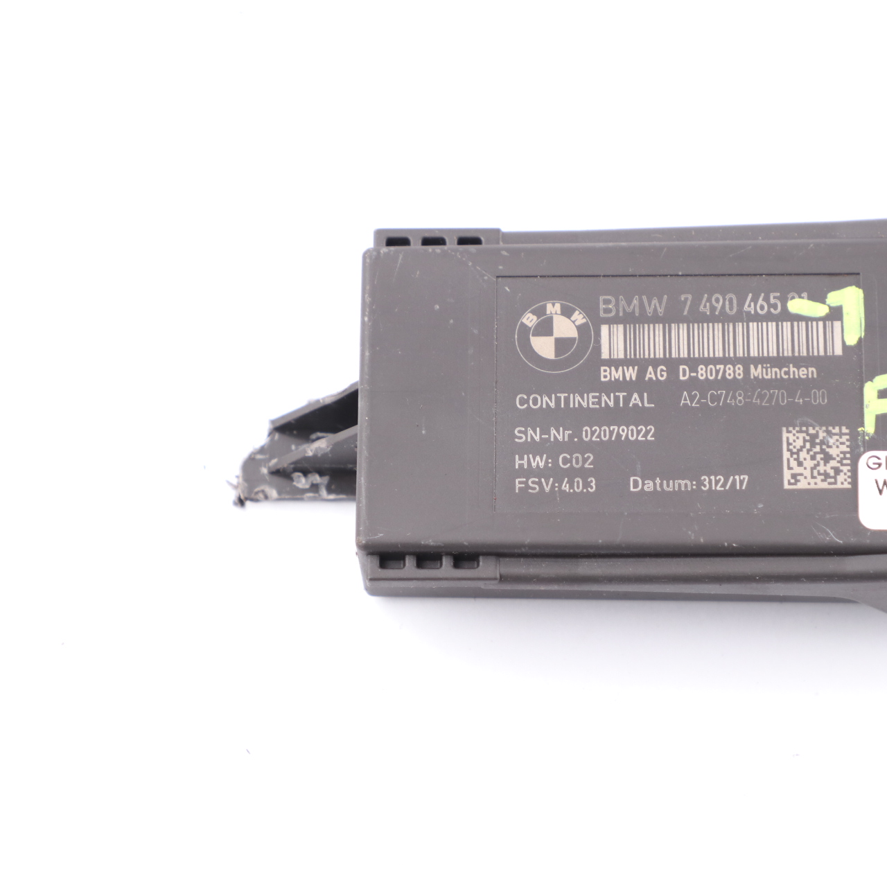 BMW F10 F20 F30 F31 Mini F55 F56 Moduł Sterownik Fotela Przód ECU 7490465