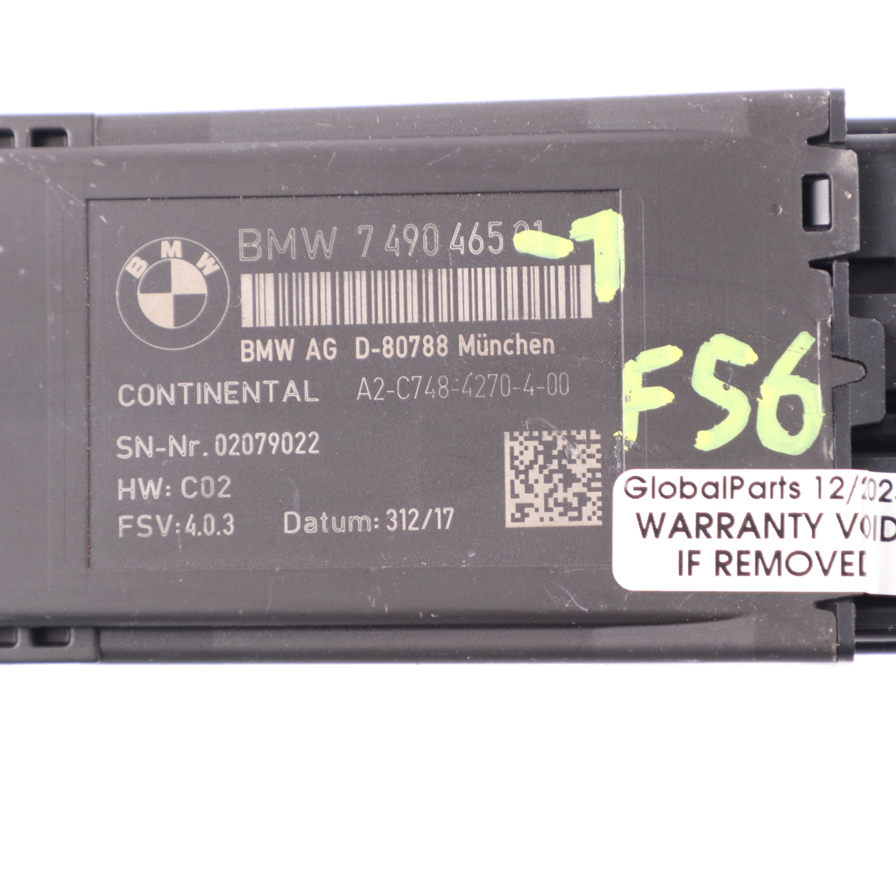 BMW F10 F20 F30 F31 Mini F55 F56 Moduł Sterownik Fotela Przód ECU 7490465