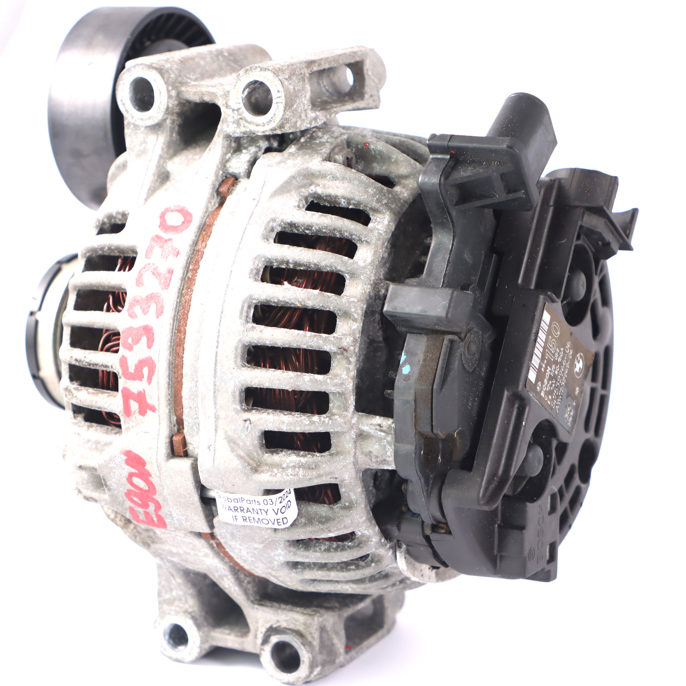 BMW E90 E81 E87 E85 Silnik benzynowy N45 N46 Alternator 150A 7533270