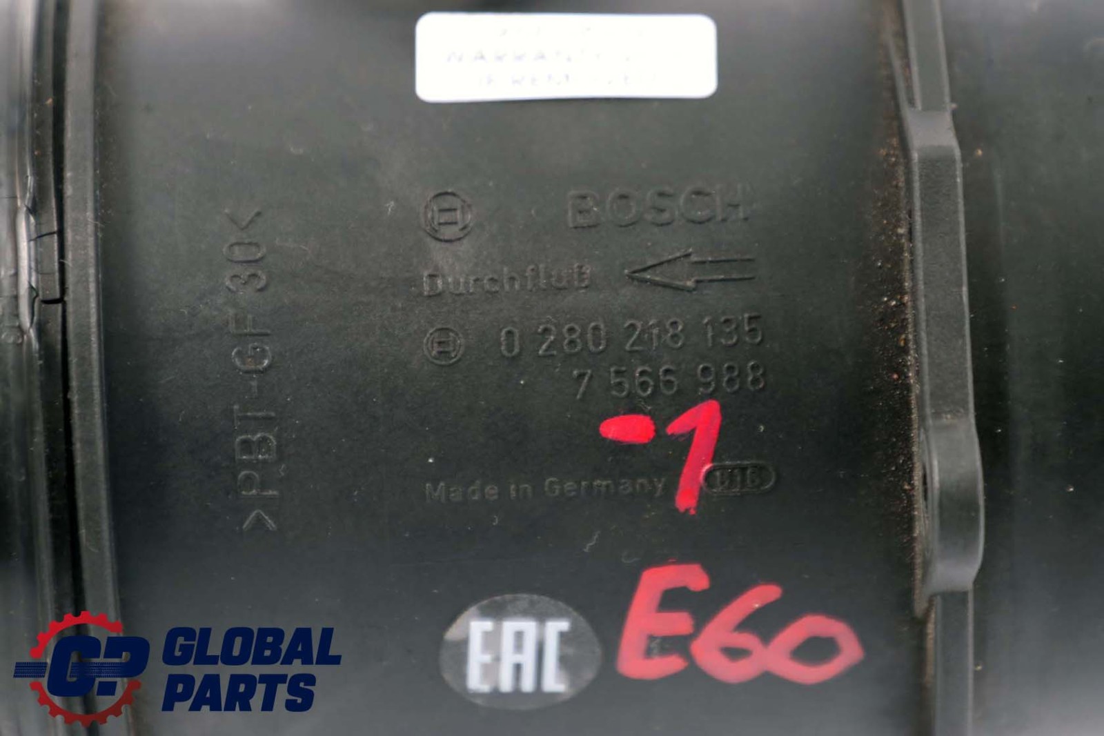 BMW X5 5 7 Series E53 E60 E61 E65 1 Hot-Film Air Mass Meter 7566988