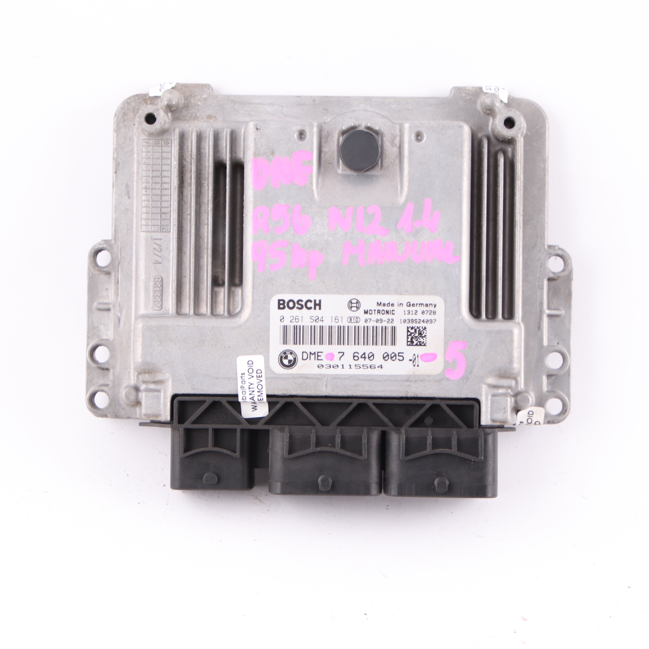 Mini One R55 R56 N12 1.4 95HP Sterownik ECU DME 7640005 CAS3 Klucz Manual