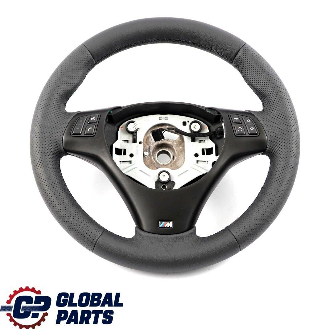 BMW E81 E82 E87 E88 E90 E91 E92 NEW Black Leather M-Sport Thick Steering Wheel