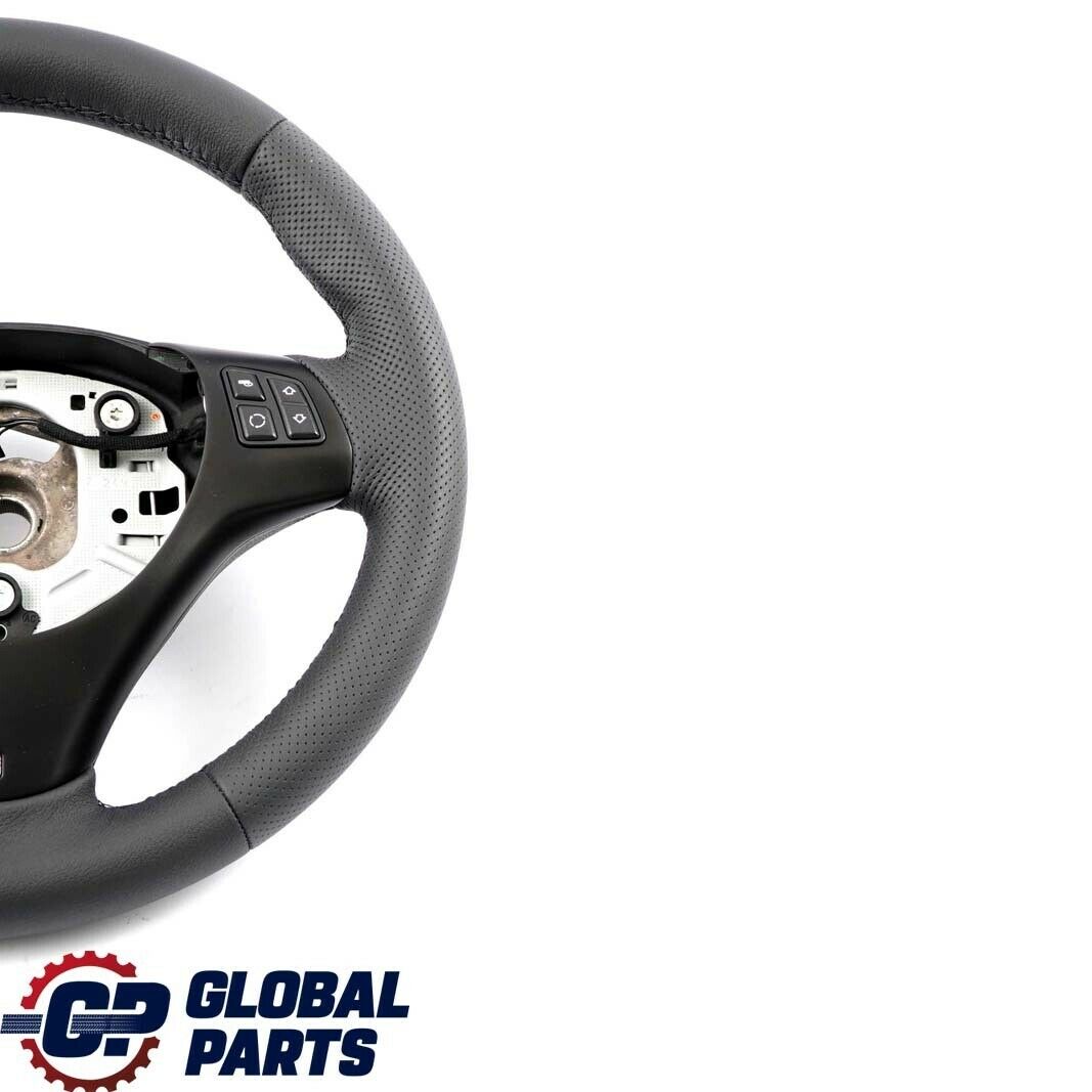 BMW E81 E82 E87 E88 E90 E91 E92 NEW Black Leather M-Sport Thick Steering Wheel