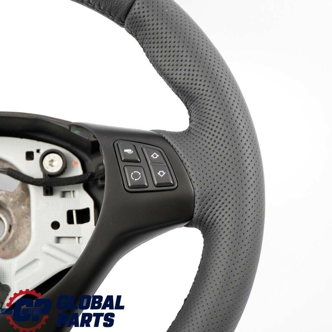 BMW E81 E82 E87 E88 E90 E91 E92 NEW Black Leather M-Sport Thick Steering Wheel