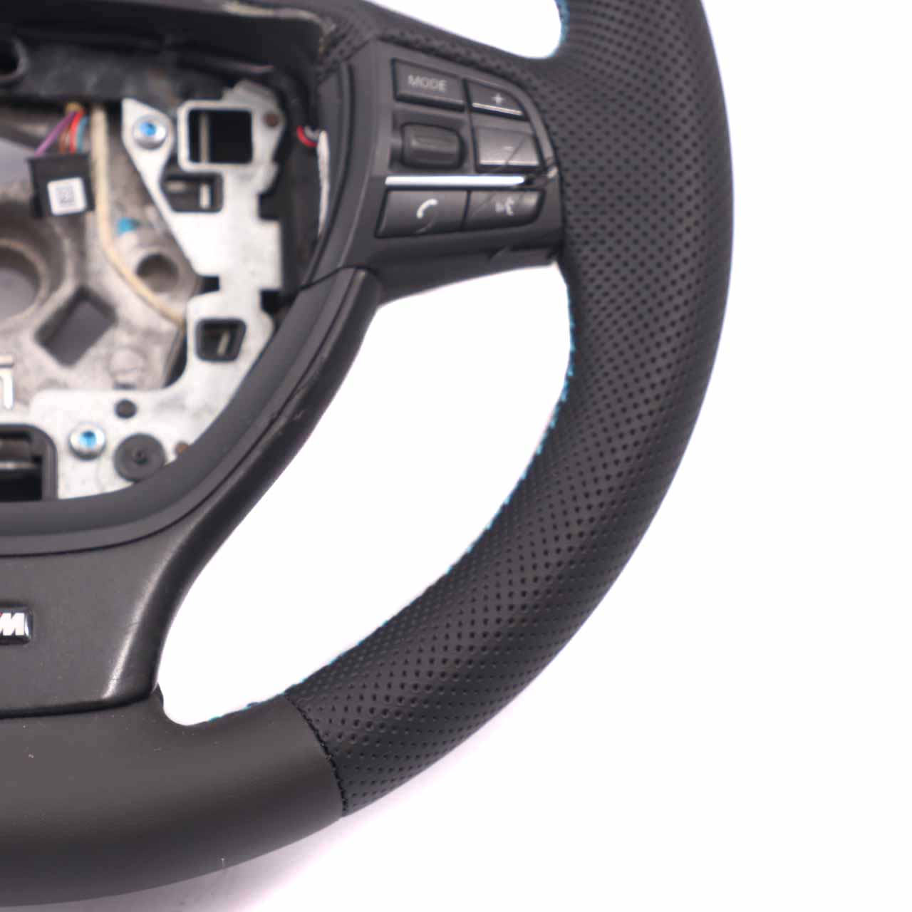 BMW F01 F07 GT F10 F11 F12 NEW Black Leather M Sport Steering Wheel