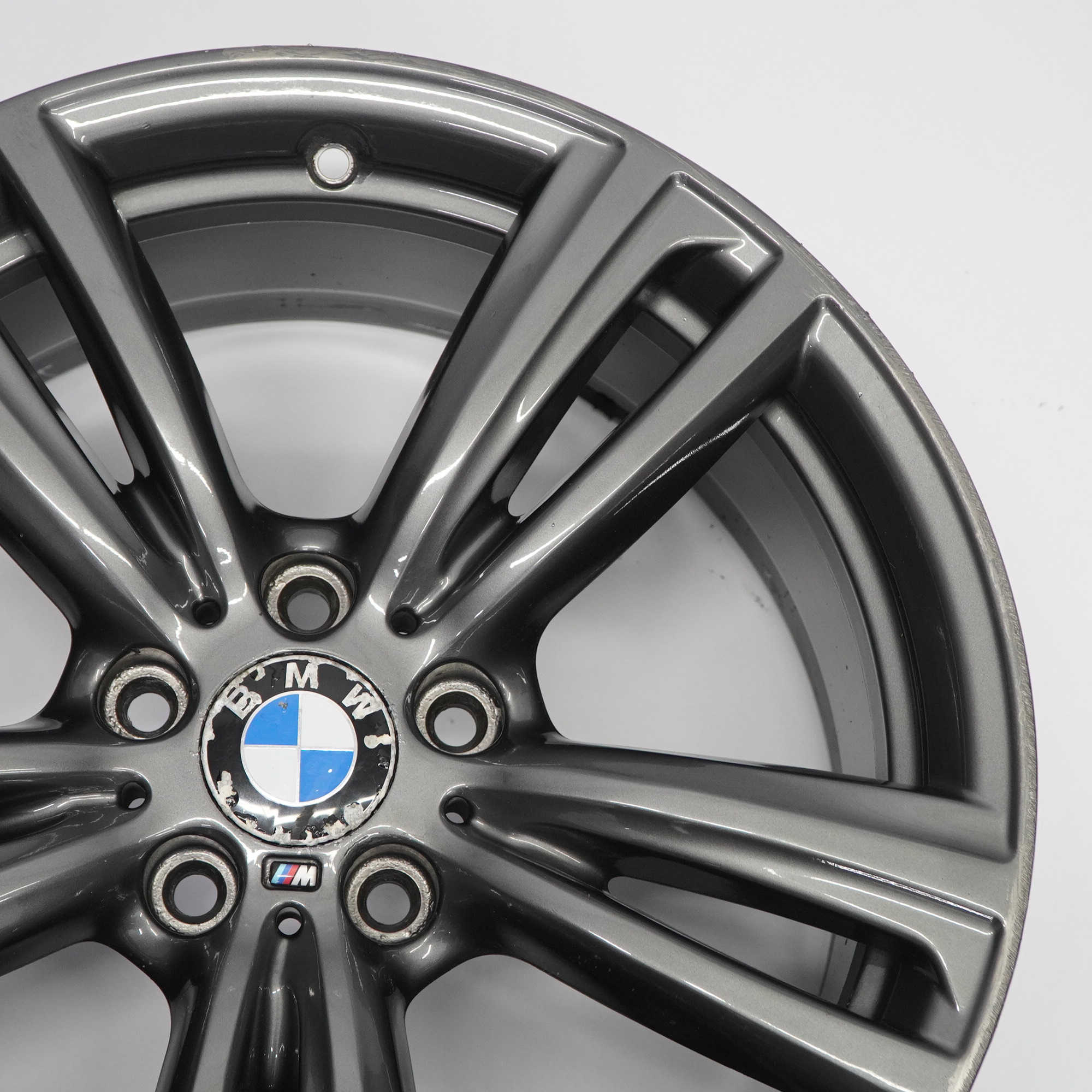 BMW F30 F32 Ferricgrey Rear Alloy Wheel Rim 19" 8,5J ET:47 M Double Spoke 442