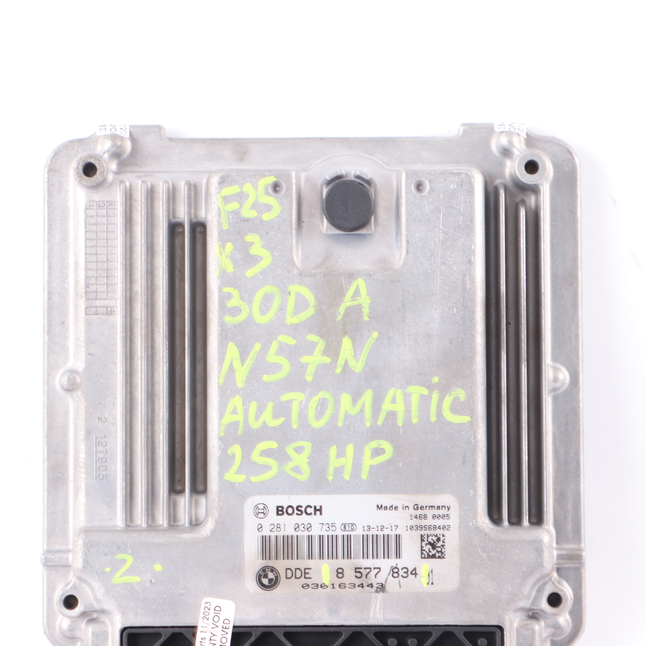 BMW F30 X3 F25 N57N 330d 30dX 258HP Sterownik Komputer Silnika ECU 8577834