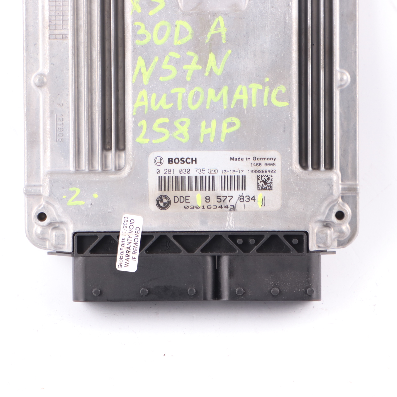 BMW F30 X3 F25 N57N 330d 30dX 258HP Sterownik Komputer Silnika ECU 8577834