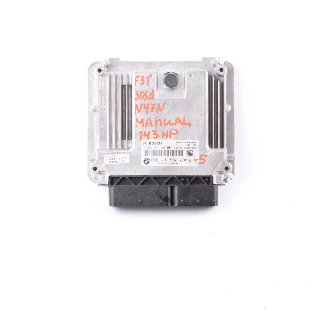 BMW F20 F30 F31 118d 318d N47N 143HP Sterownik Komputer Silnika ECU 8582280