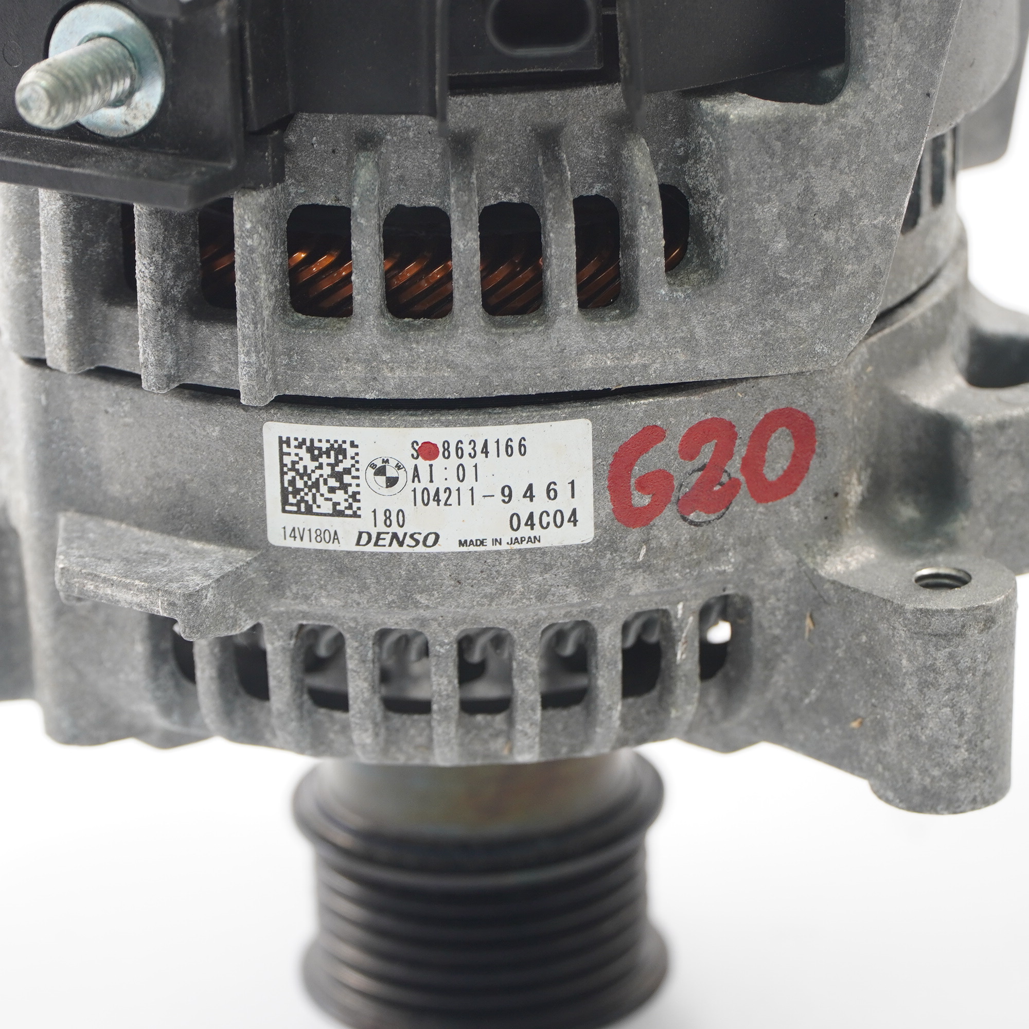 BMW G20 G30 G14 B47 B48 B58 B46 Alternator 180A 14V 8634166