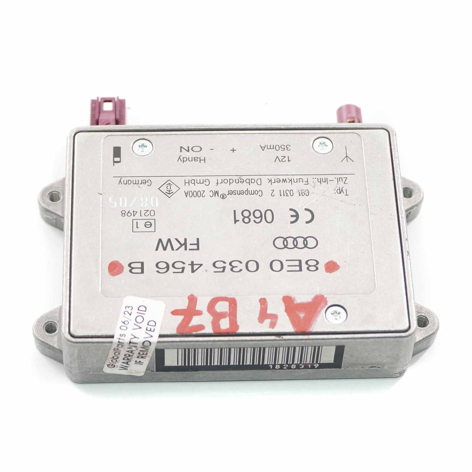 Audi A4 B7 Antenna Amplifier Aerial Module Booster Control Unit 8E0035456B