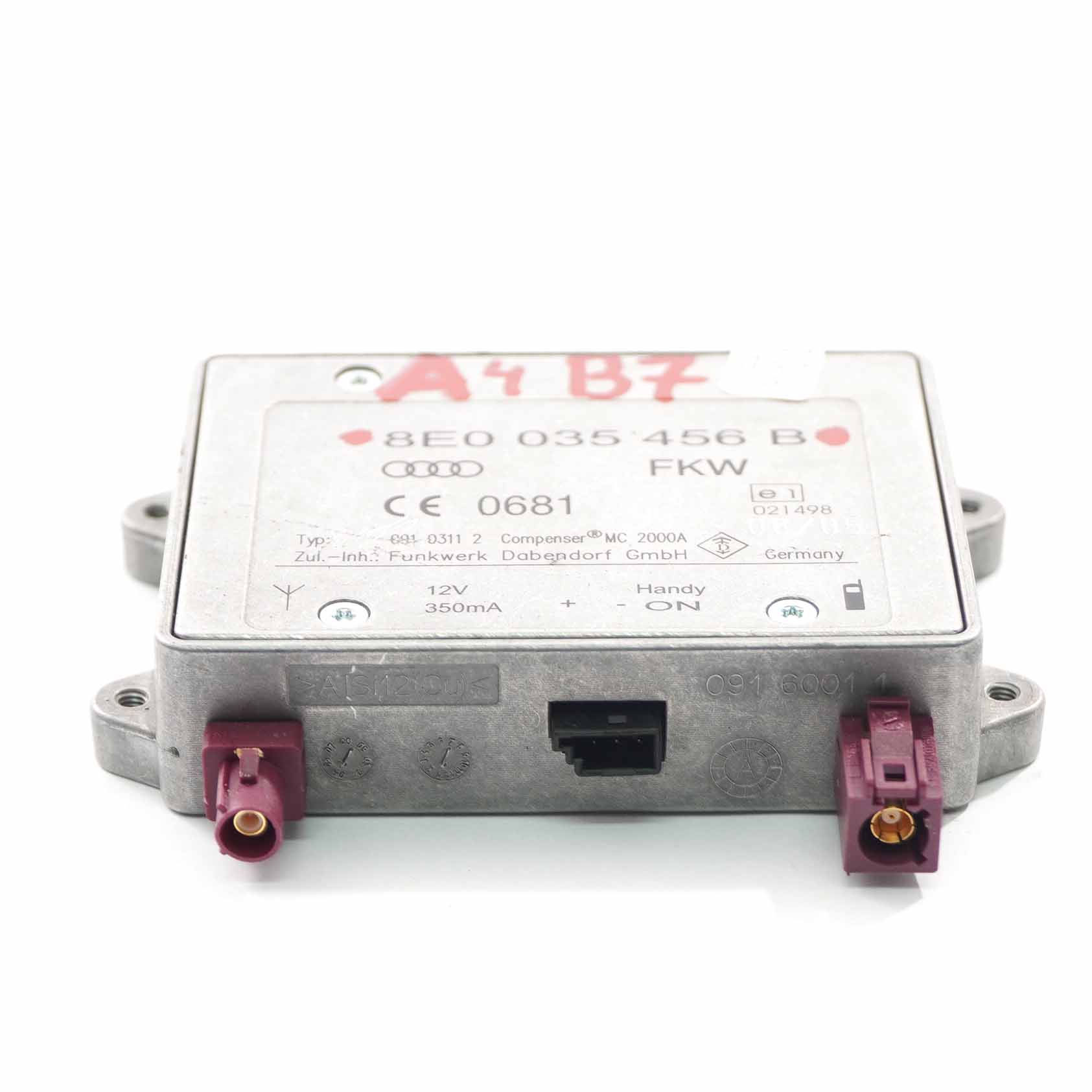 Audi A4 B7 Antenna Amplifier Aerial Module Booster Control Unit 8E0035456B