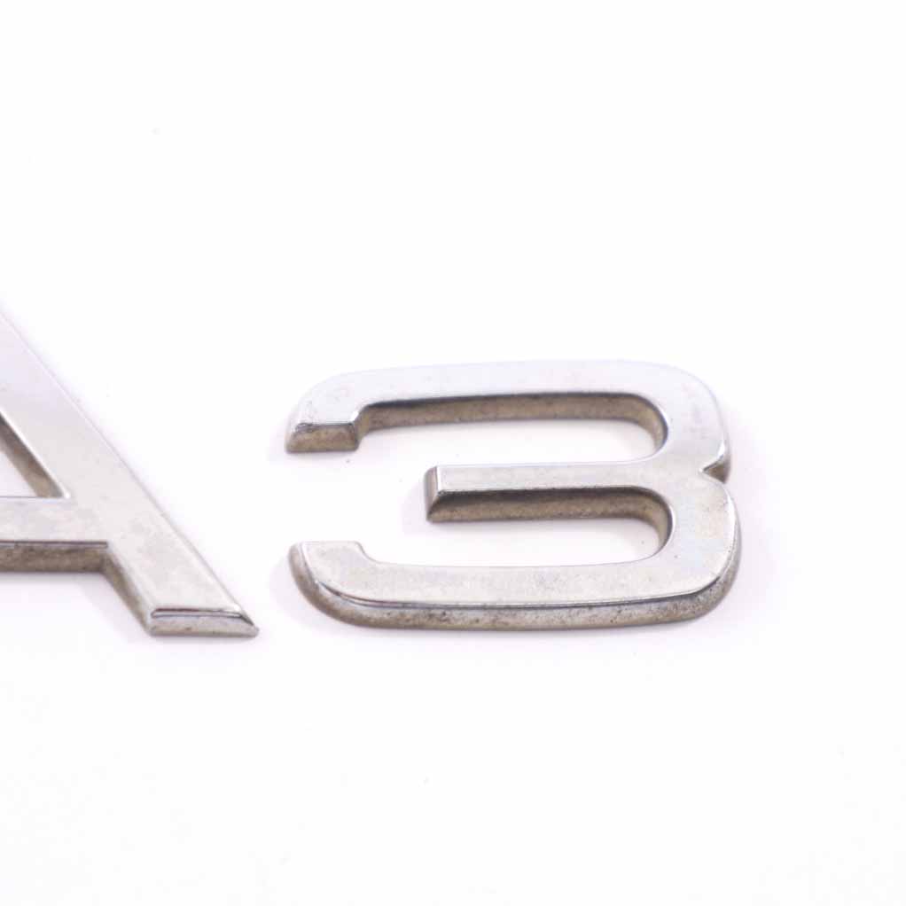 Audi A3 8P Trunk Emblem Rear Boot Tailgate Adhered Badge Logo 8P0853741