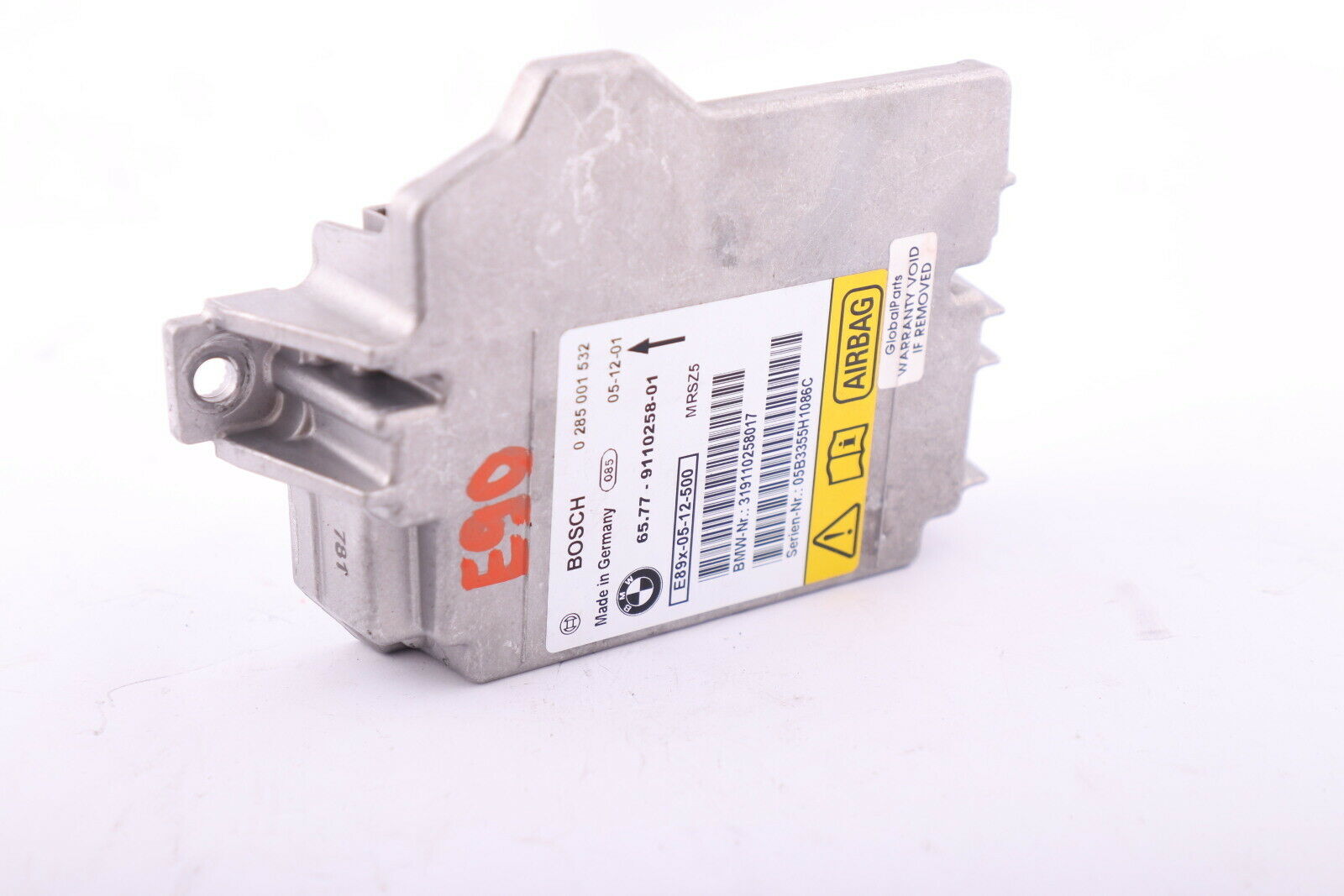 BMW E81 E87 E90 E91 Control Unit Airbag ECU NO CRASH DATA 9110258