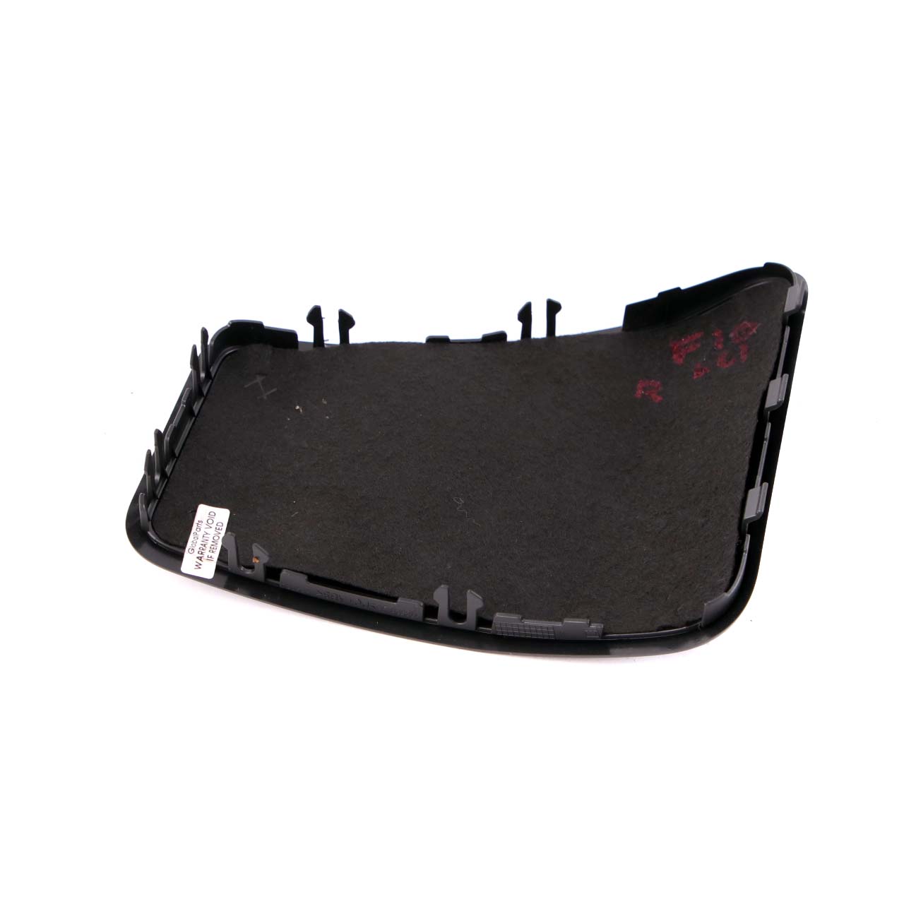 BMW F10 Right O/S Cover Loudspeaker Rear Window Parcel Shelf Panel Black