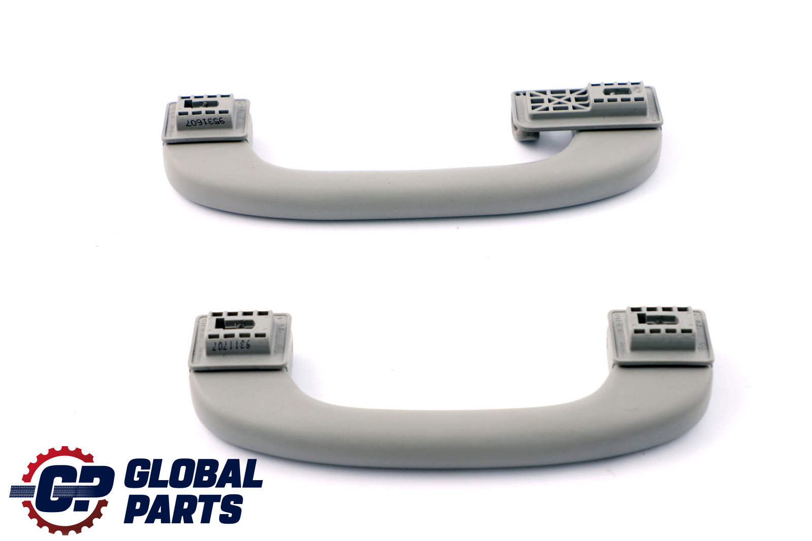 BMW 3 5 Series E60 E90 E92 Front Rear Grey Interior Grab Handle Set