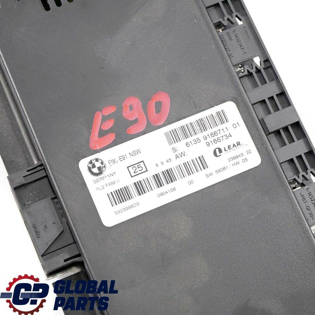 BMW E90 Moduł Sterownik Świateł ECU LCM NSW 9166711