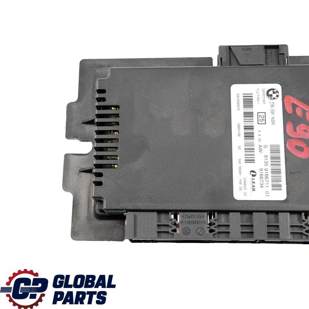 BMW E90 Moduł Sterownik Świateł ECU LCM NSW 9166711