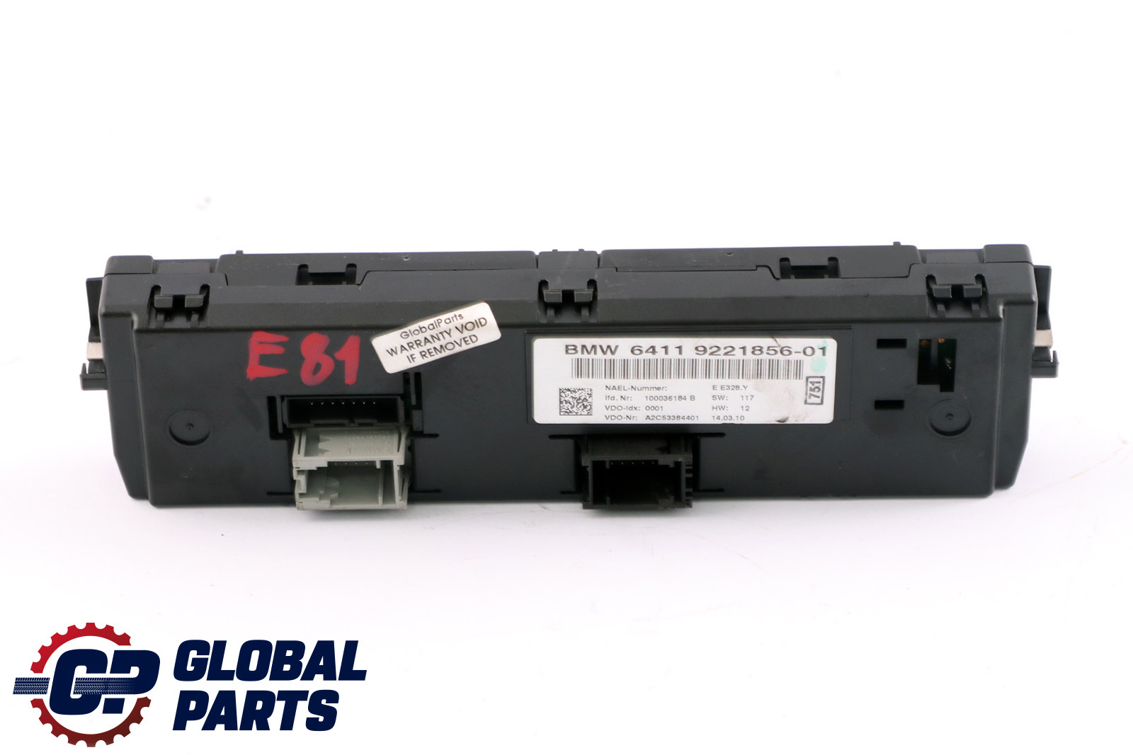 BMW E81 E87 E90 E91 E92 Panel klimatyzacji 9221856